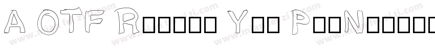 A OTF Reimin Y10 Pr6N字体转换